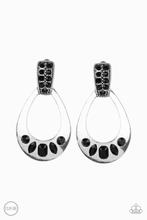 Load image into Gallery viewer, Earrings Broker Babe - Black Clip-On E1