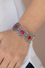 Load image into Gallery viewer, Bracelets Painted Garden - Red B46