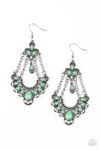 Load image into Gallery viewer, Earrings Unique Chic - Green E296