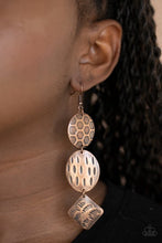 Load image into Gallery viewer, Earrings MIXED MOVEMENT - COPPER