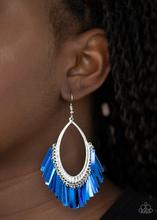 Load image into Gallery viewer, Earrings Fine-Tuned Machine - Blue E57