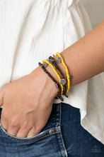 Load image into Gallery viewer, Bracelet WOODnt Count It - Yellow B2120
