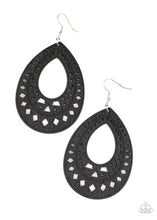 Load image into Gallery viewer, Earrings Belize Beauty - Black E2115