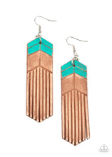 Load image into Gallery viewer, Earrings DESERT TRAILS - BLUE E67