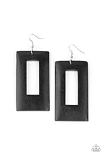 Load image into Gallery viewer, Earrings Totally Framed - Black 2104