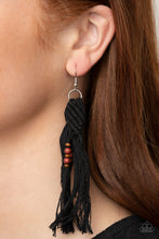 Load image into Gallery viewer, Earrings Beach Bash - Black E2086