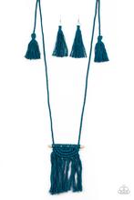 Load image into Gallery viewer, Necklace Between You and MACRAME - Blue N2033