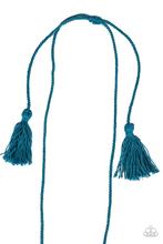 Load image into Gallery viewer, Necklace Between You and MACRAME - Blue N2033