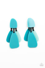 Load image into Gallery viewer, Earrings ALL FAUX ONE - BLUE E98