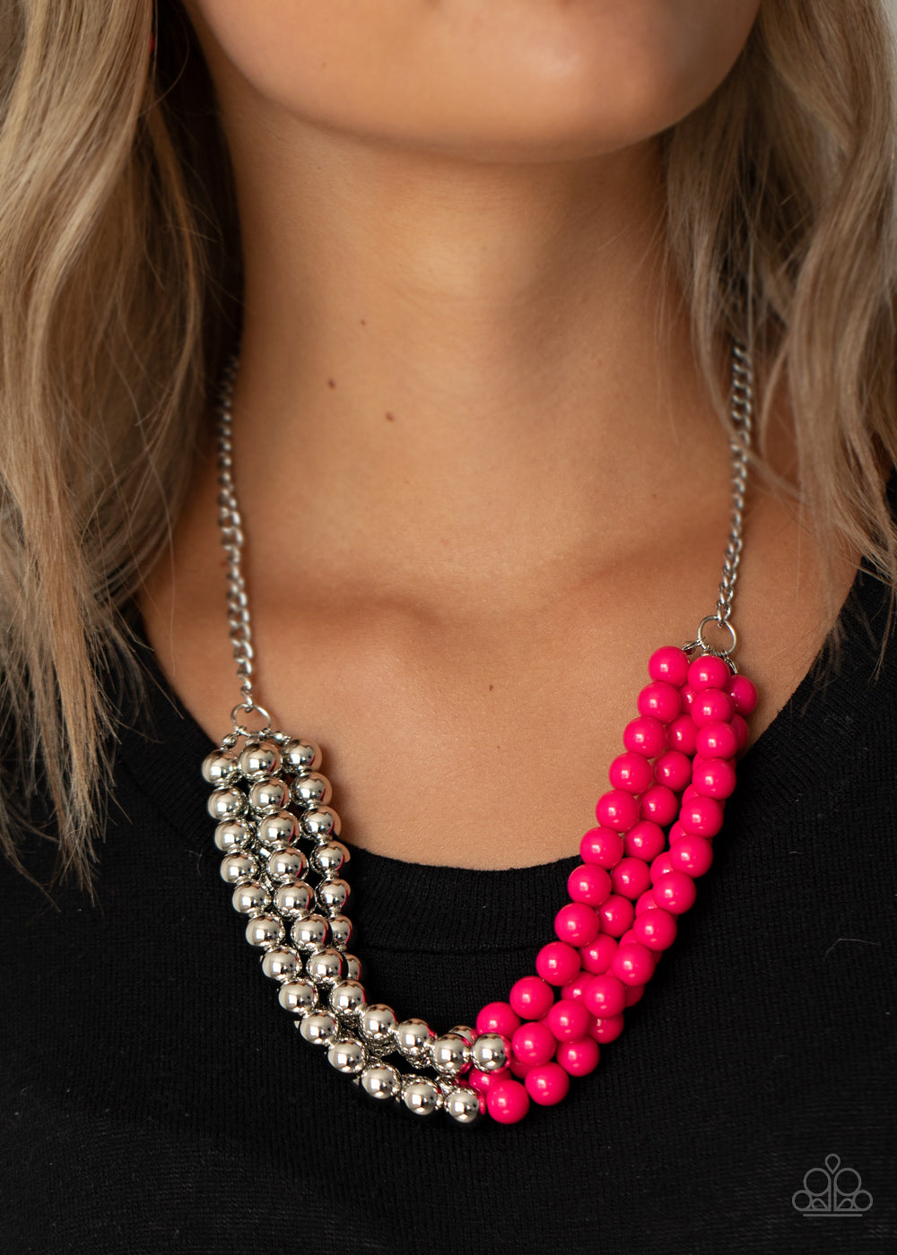 Necklace Layer After Layer - Pink N136