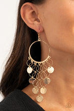 Earrings Take a CHIME Out - Gold E383
