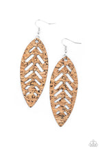 Load image into Gallery viewer, Earrings YOURE SUCH A CORK - BROWN E39