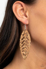 Load image into Gallery viewer, Earrings YOURE SUCH A CORK - BROWN E39