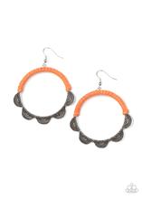 Load image into Gallery viewer, Earrings Tambourine Trend - Orange E117