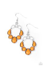 Load image into Gallery viewer, Earrings Its Rude to STEER - Orange E113