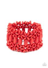 Load image into Gallery viewer, Bracelets  Fiji Flavor - Red B69