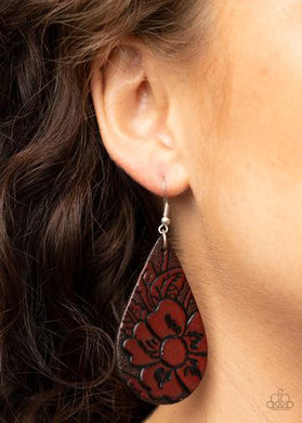 Earrings BEACH GARDEN - BROWN E35