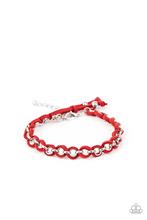 Load image into Gallery viewer, Bracelets SUEDE Side to Side - Red B63