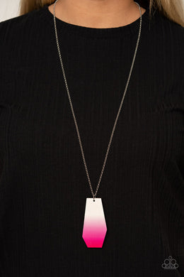 Necklace Watercolor Skies - Pink N2009