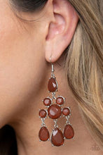 Load image into Gallery viewer, Earrings AFTERGLOW GLAMOUR - BROWN E45