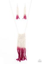 Load image into Gallery viewer, Necklace Surfin The Net - Pink N2049