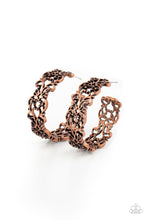 Load image into Gallery viewer, Earrings LAUREL WREATHS - COPPER E246