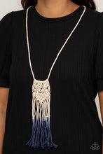 Load image into Gallery viewer, Necklace Surfin The Net - Blue N2042