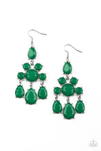 Load image into Gallery viewer, Earrings AFTERGLOW GLAMOUR - GREEN E357