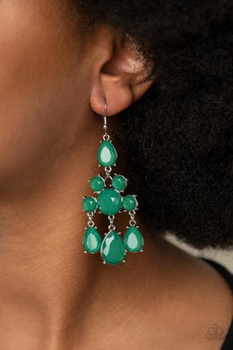 Earrings AFTERGLOW GLAMOUR - GREEN E357