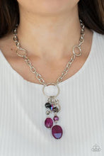 Load image into Gallery viewer, Necklaces LAY DOWN YOUR CHARMS - PURPLE N441