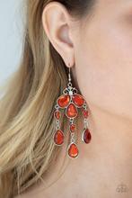 Load image into Gallery viewer, Earrings Clear The HEIR - Orange E118