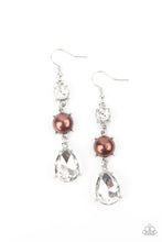 Load image into Gallery viewer, Earrings Unpredictable Shimmer - Brown E2336 PEARL
