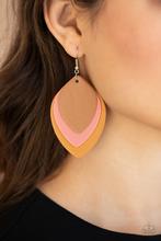 Earrings Light as a LEATHER - Multi E144
