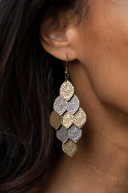 Earrings Loud and Leafy - Multi E313