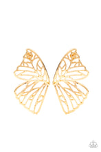 Load image into Gallery viewer, Earrings Butterfly Frills - Gold E2311