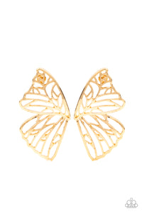Earrings Butterfly Frills - Gold E2311