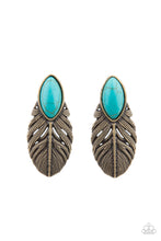 Load image into Gallery viewer, Earrings Rural Roadrunner - Brass Earrings E281
