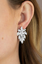 Load image into Gallery viewer, Earrings They See Me Glowin - White E2126