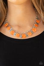 Necklace Flower Powered - Orange N180