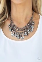 Load image into Gallery viewer, Necklace EXTRA EXHILARATING - BLACK GUNMETAL N313