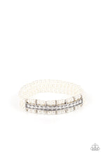 Load image into Gallery viewer, Bracelet Vintage Beam - White
