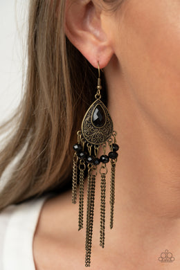 Earrings Floating on HEIR - Brass E275