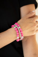 Load image into Gallery viewer, Bracelets Desert Verbena - Pink B2089