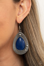 Load image into Gallery viewer, Earrings Western Fantasy - Blue E64