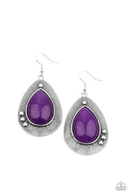 Load image into Gallery viewer, Earrings Western Fantasy - Purple E124