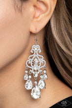 Load image into Gallery viewer, Earrings Queen Of All Things Sparkly - White E503