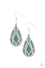 Load image into Gallery viewer, Earrings Crawling With Couture - Blue E319