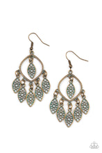 Load image into Gallery viewer, Earrings Artisan Garden - Brass