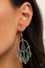 Earrings Artisan Garden Green- Silver E298