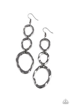 Load image into Gallery viewer, Earrings So OVAL It! - Black E2047